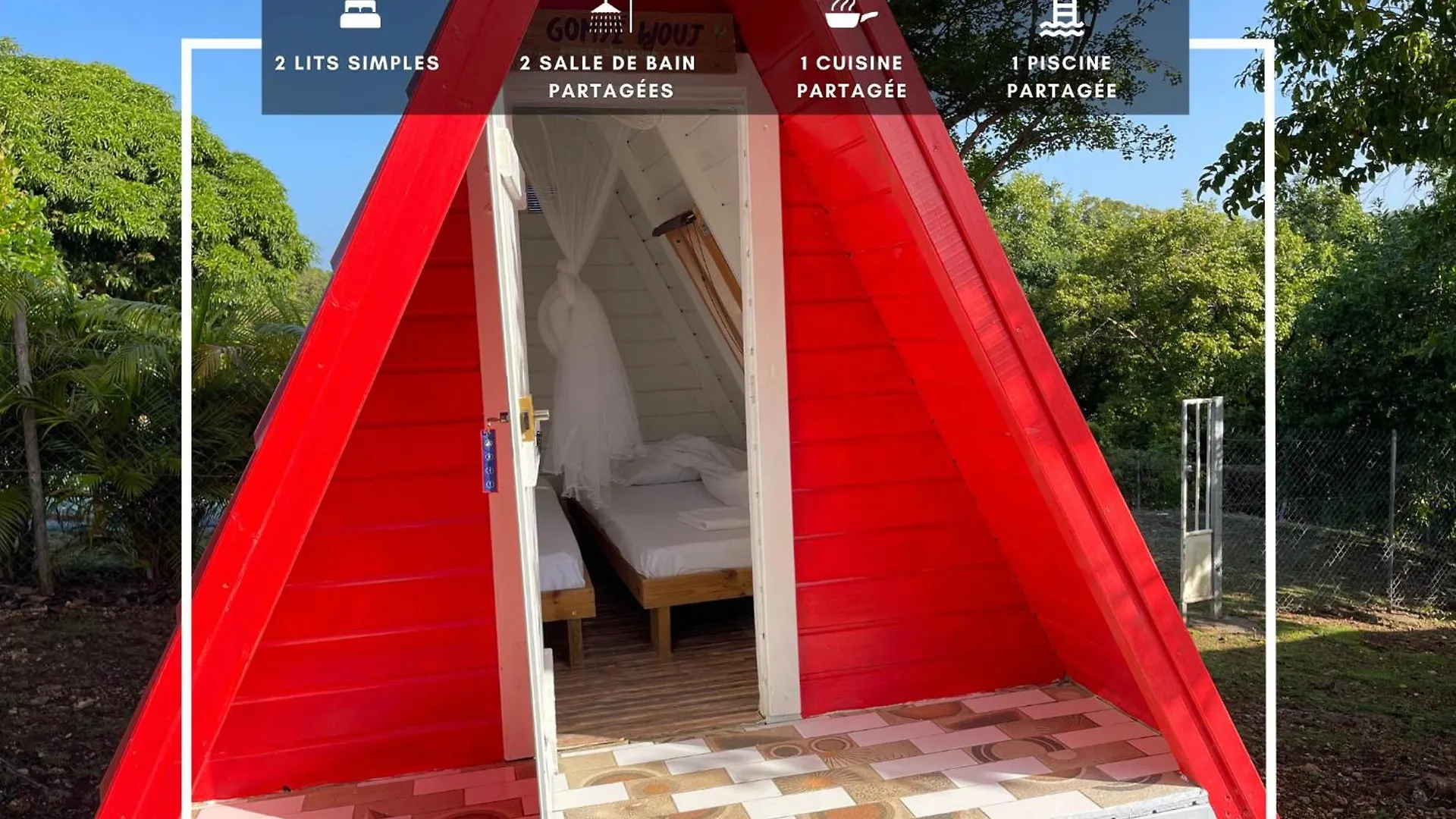 Village de vacances Domaine De Meilly - M&P Concept Tipis Vue Mer Saint-Louis